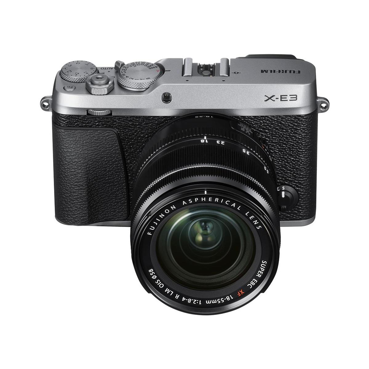 Fujifilm X-E3 Mirrorless Camera with  18-55mm XF Lens (Silver)