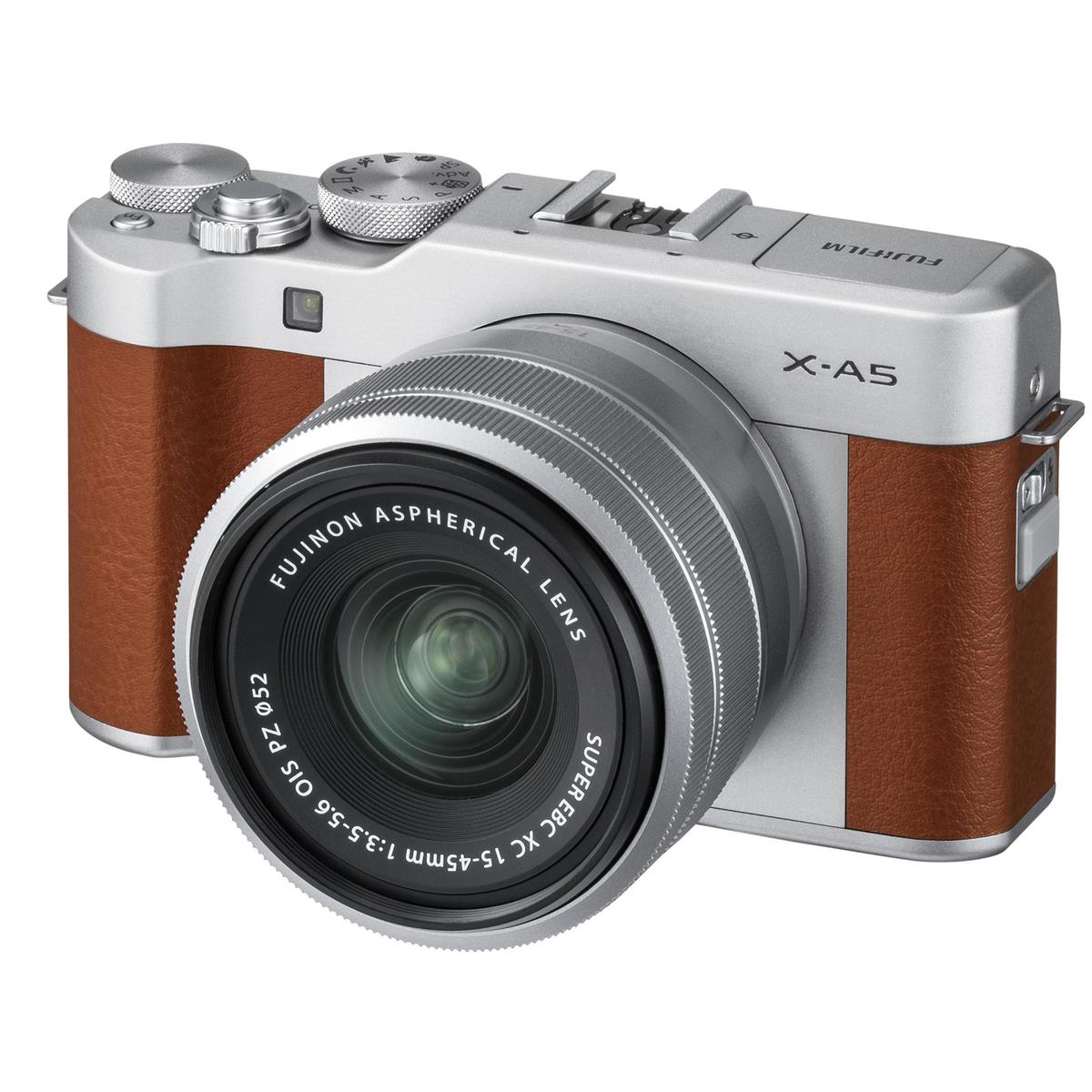 FujiFilm X-A5 with XC15-45mm Kit-Brown