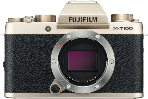 Fujifilm X-T100 Mirrorless Camera Body  (Champagne Gold)