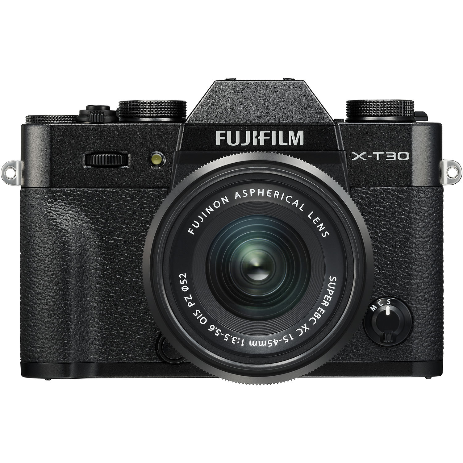 Fujifilm X-T30 Mirrorless Digital Camera with 15-45mm F3.5-5.6 OIS PZ Lens (Black)