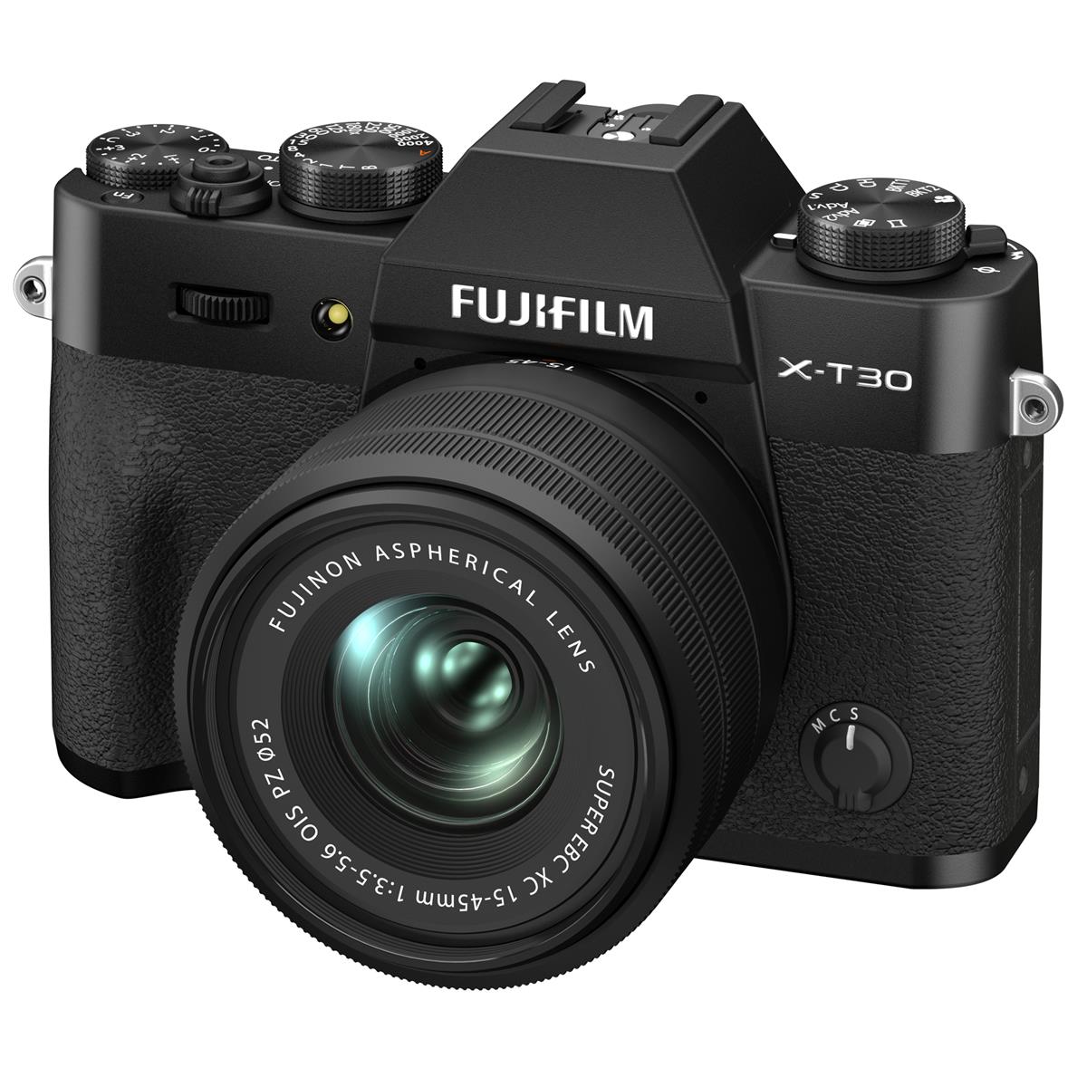 Fujifilm X-T30 II Mirrorless Camera Body with XC 15-45mm Lens Kit (Black)