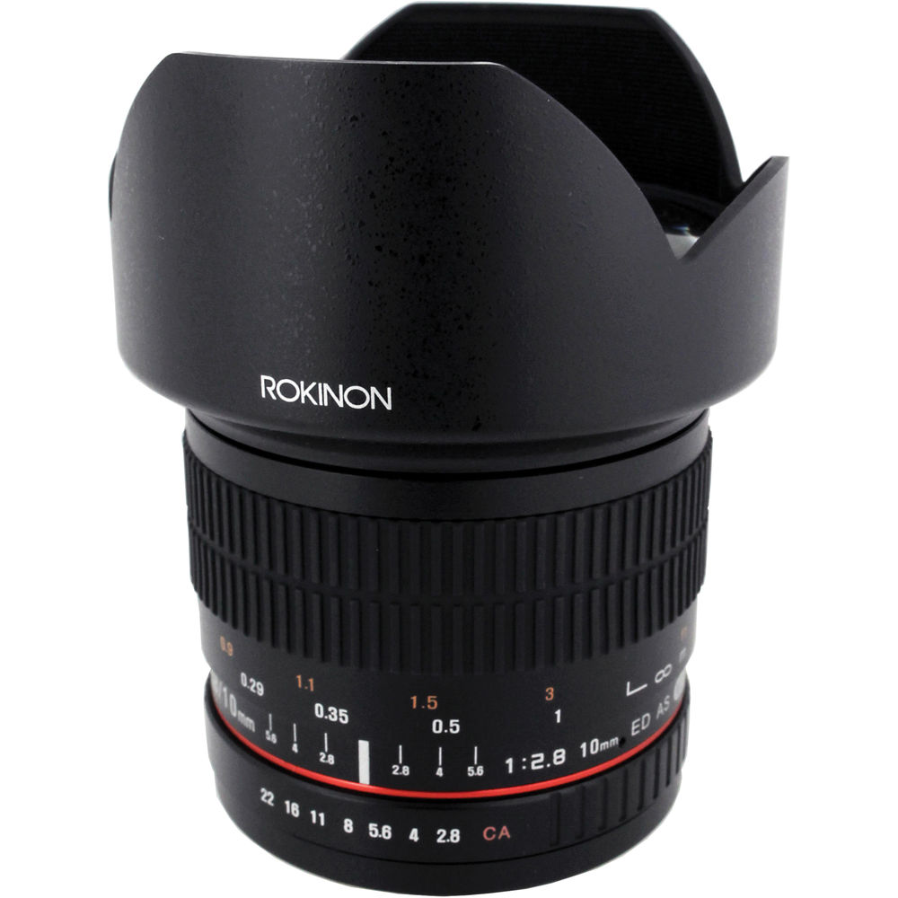 Rokinon 10mm F2.8 ED AS NCS CS Super Wide Angle Lens for Nikon-AE
