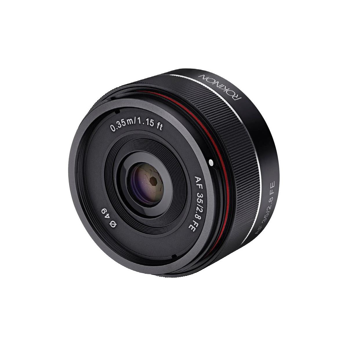 Rokinon 35mm f2.8 AF FE Lens for Sony FE
