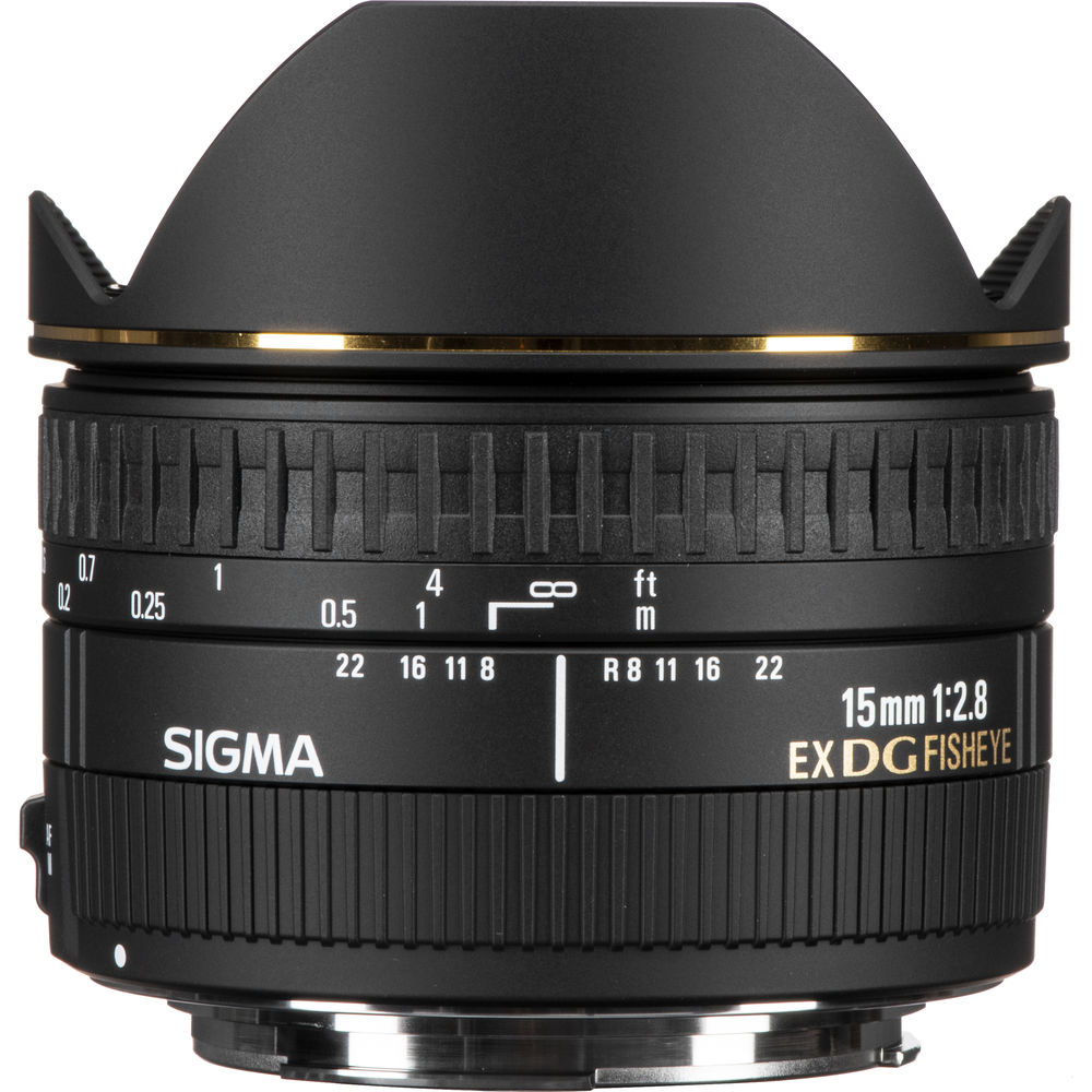 Sigma 15mm f/2.8 EX DG Diagonal Fisheye  Autofocus Lens for Canon EOS