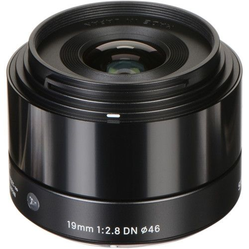 Sigma 19mm F2.8 DN Lens for Micro  Four-Thirds (Black)