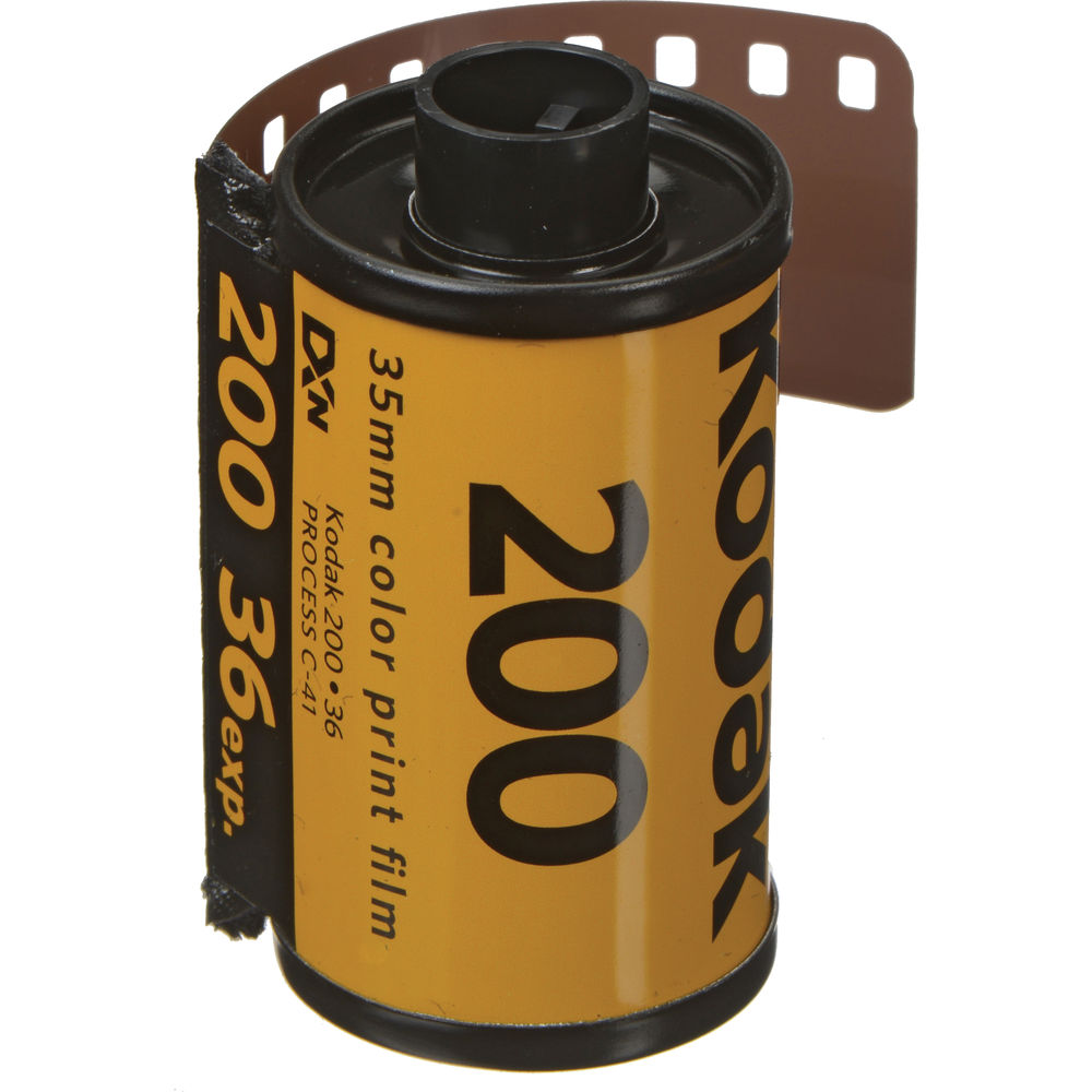 Kodak GOLD 200-36 Color Negative Film (35mm Roll Film, 36 Exposures, Single Roll, Boxed) 6033997