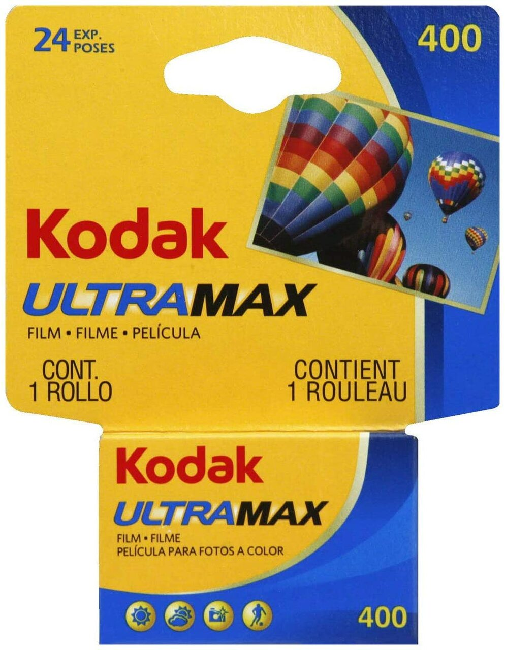 Kodak GC/Ultramax 400 Color Negative Film (35mm Roll Film, 24 Exposures) carded 6034037