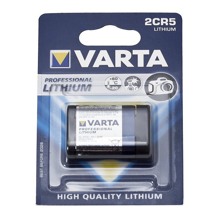 Varta 1895  2CR5 6v  Lithium Battery
