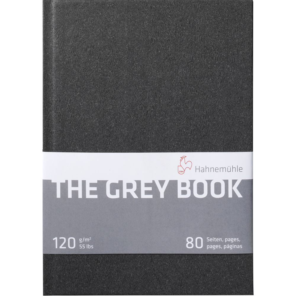 Hahnemühle The Gray Book (A5 Size, Anthracite, 40 Sheets)