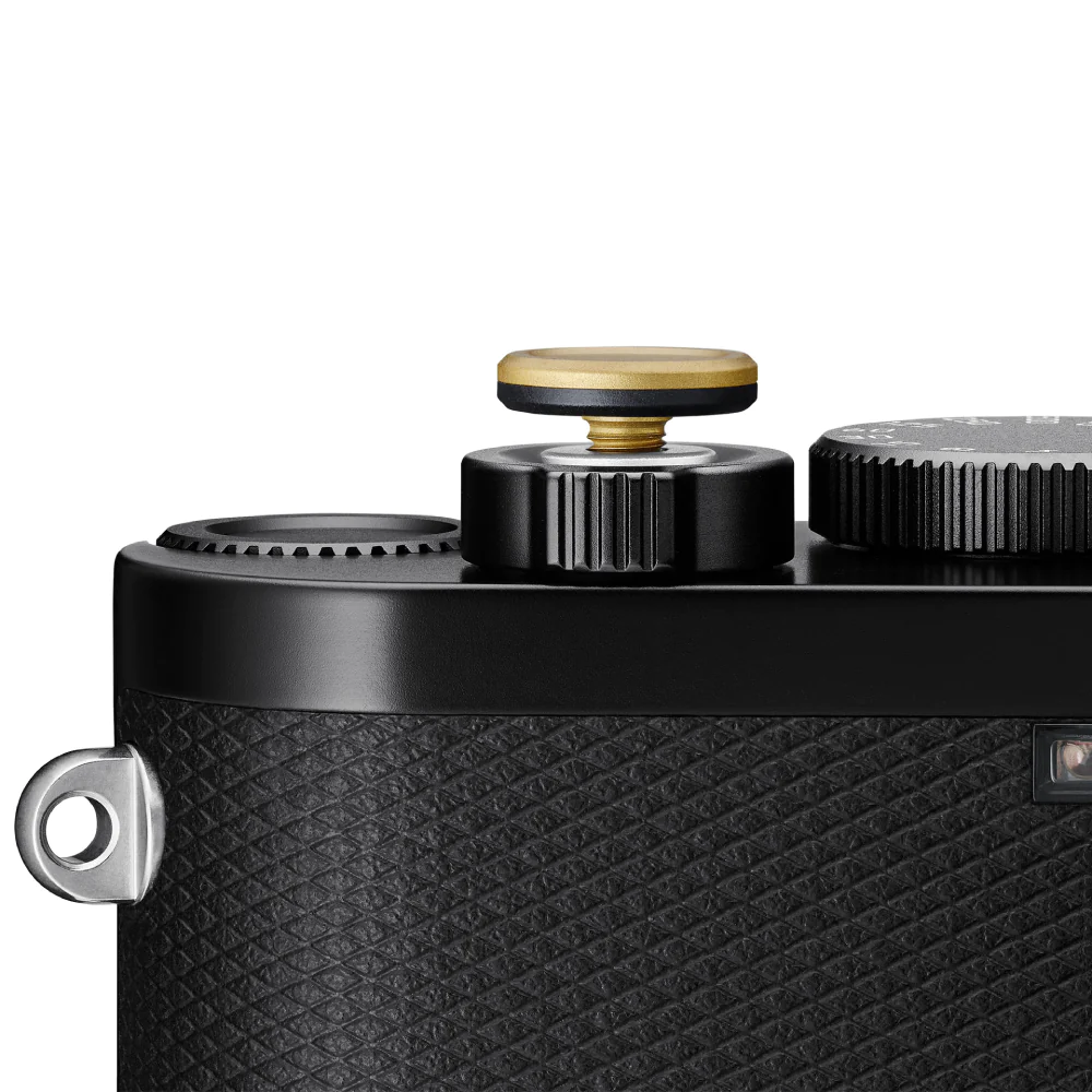 Leica Brass Soft Release Button for Q3 and M-Series Cameras
