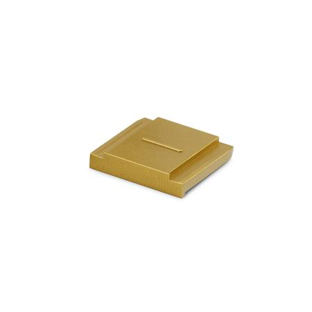 Leica Brass Hot Shoe Cover for Q3 Digital Camera, Blasted Finish