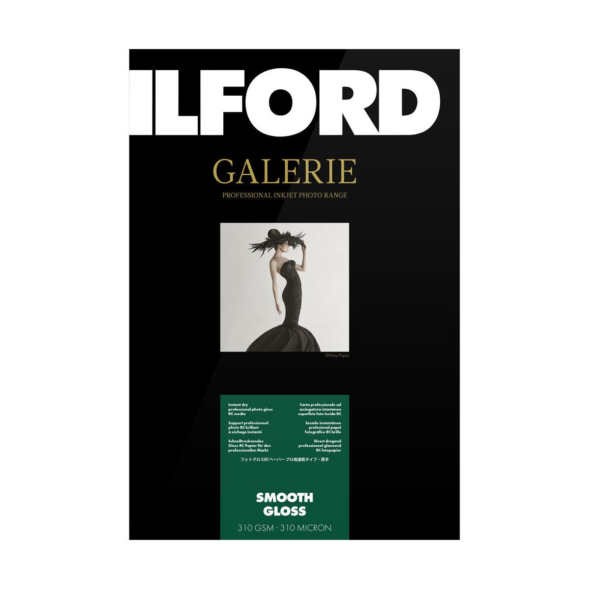 Ilford 2001739 8.5x11 100 Sheet Galerie  Prestige Smooth Gloss