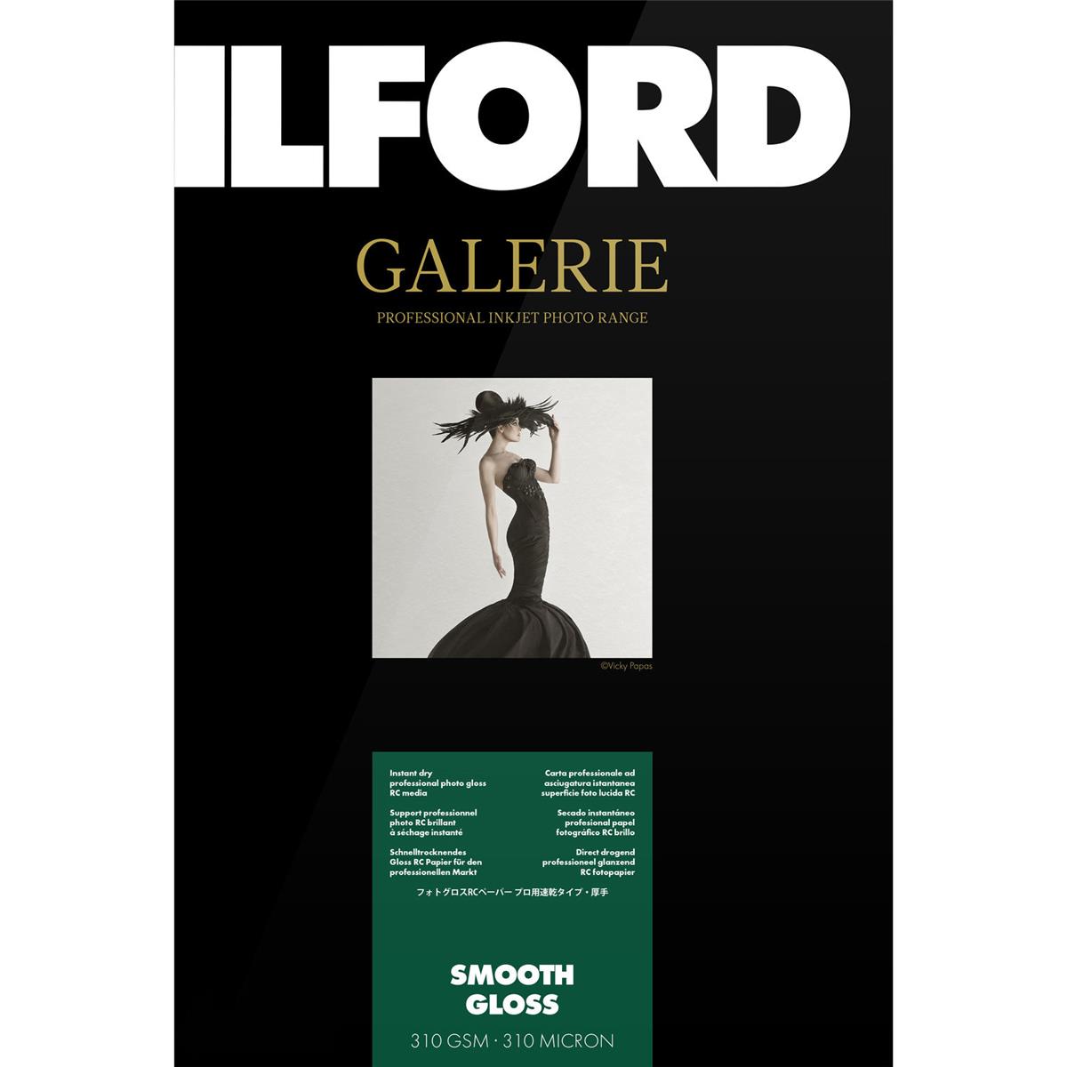 Ilford 2001736 11x17 25 Sheet Galerie  Prestige Smooth Gloss