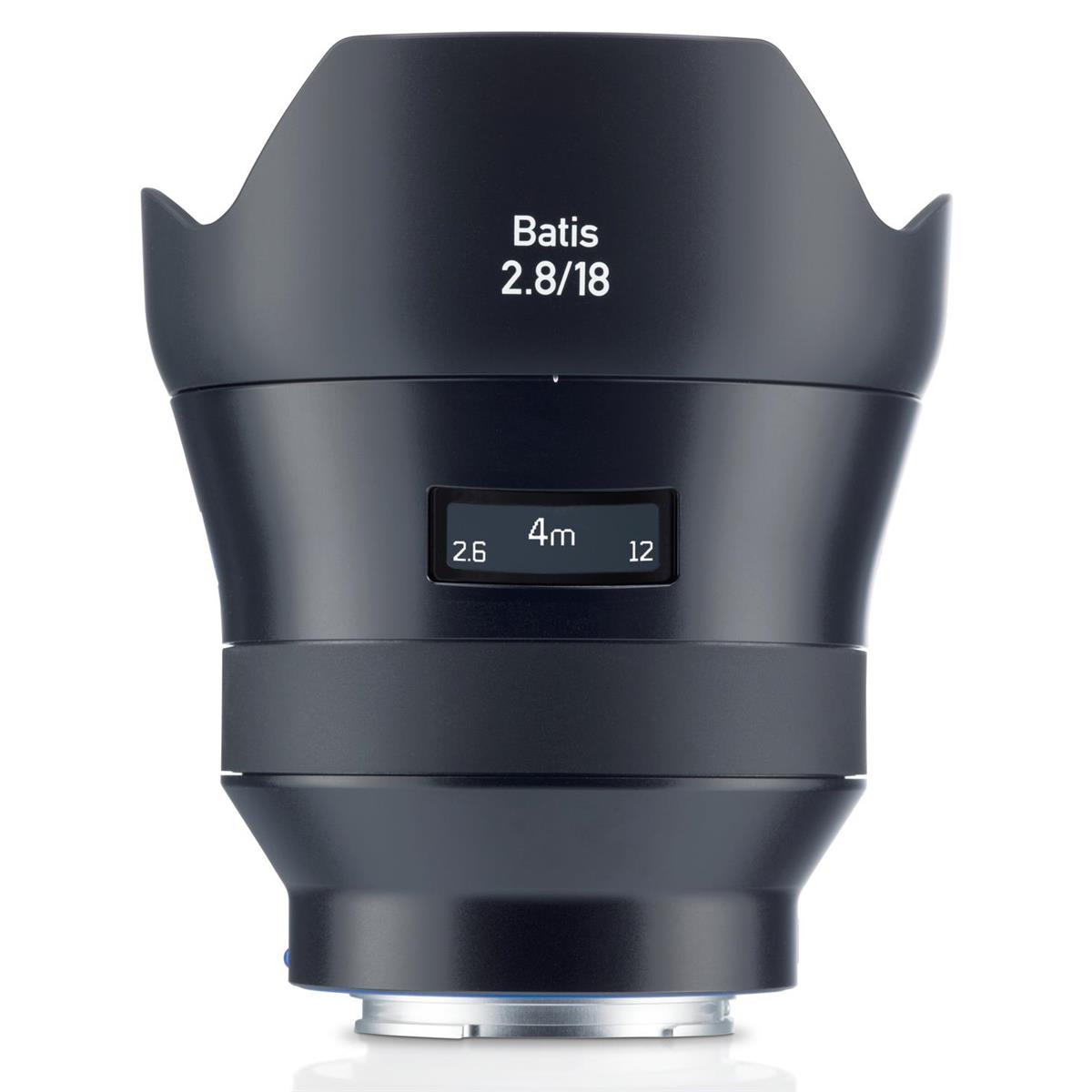 Open Box Zeiss 18mm F2.8 Batis Lens for Sony FE  Mount