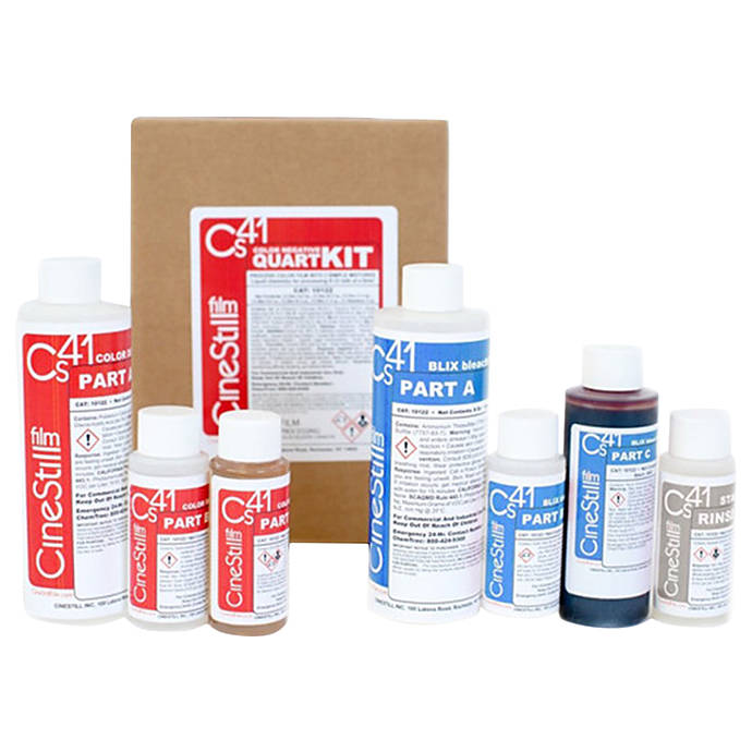 Cinestill Cs41 C-41 Color Negative Film Liquid Developing Kit (to Make 32 oz)
