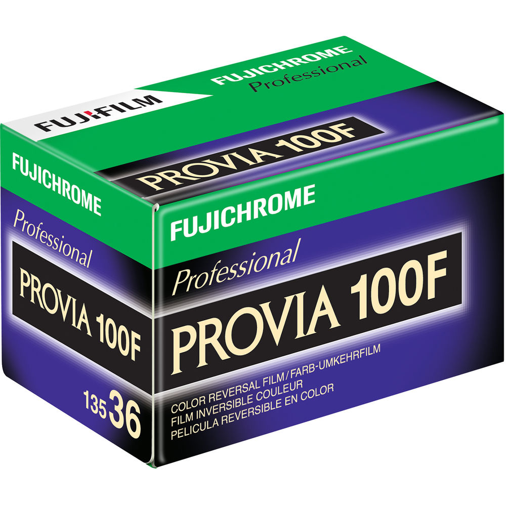 FUJIFILM Fujichrome Provia 100F Professional RDP-III Color Transparency Film (35mm Roll Film, 36 Exposures)