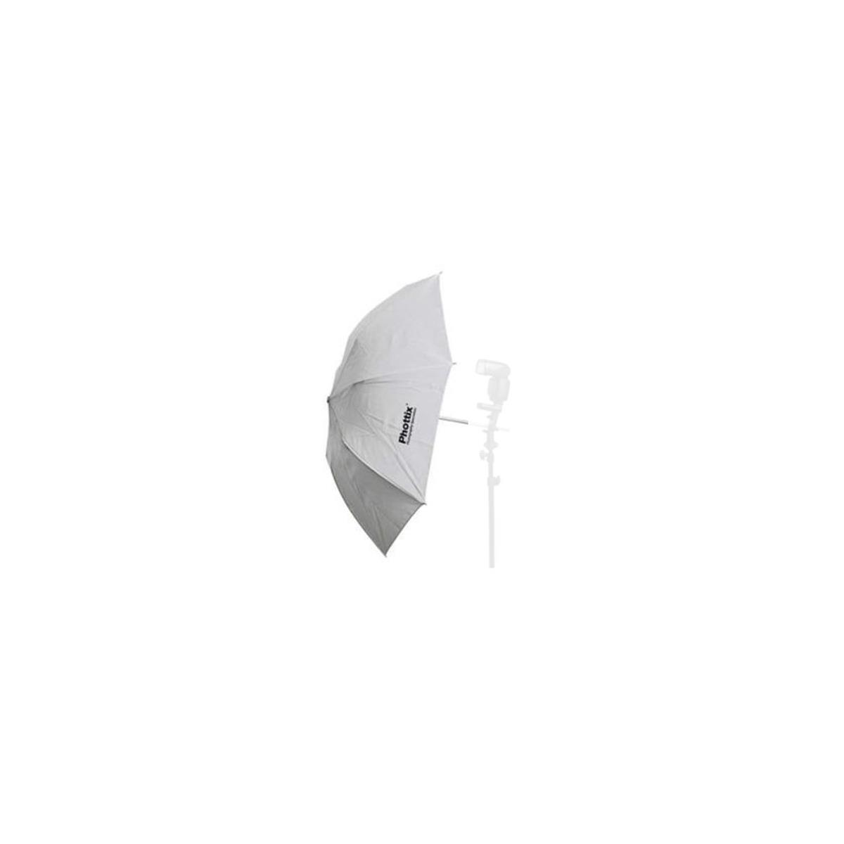Phottix Small Double-Folding Shoot- Through Umbrella (36", White)