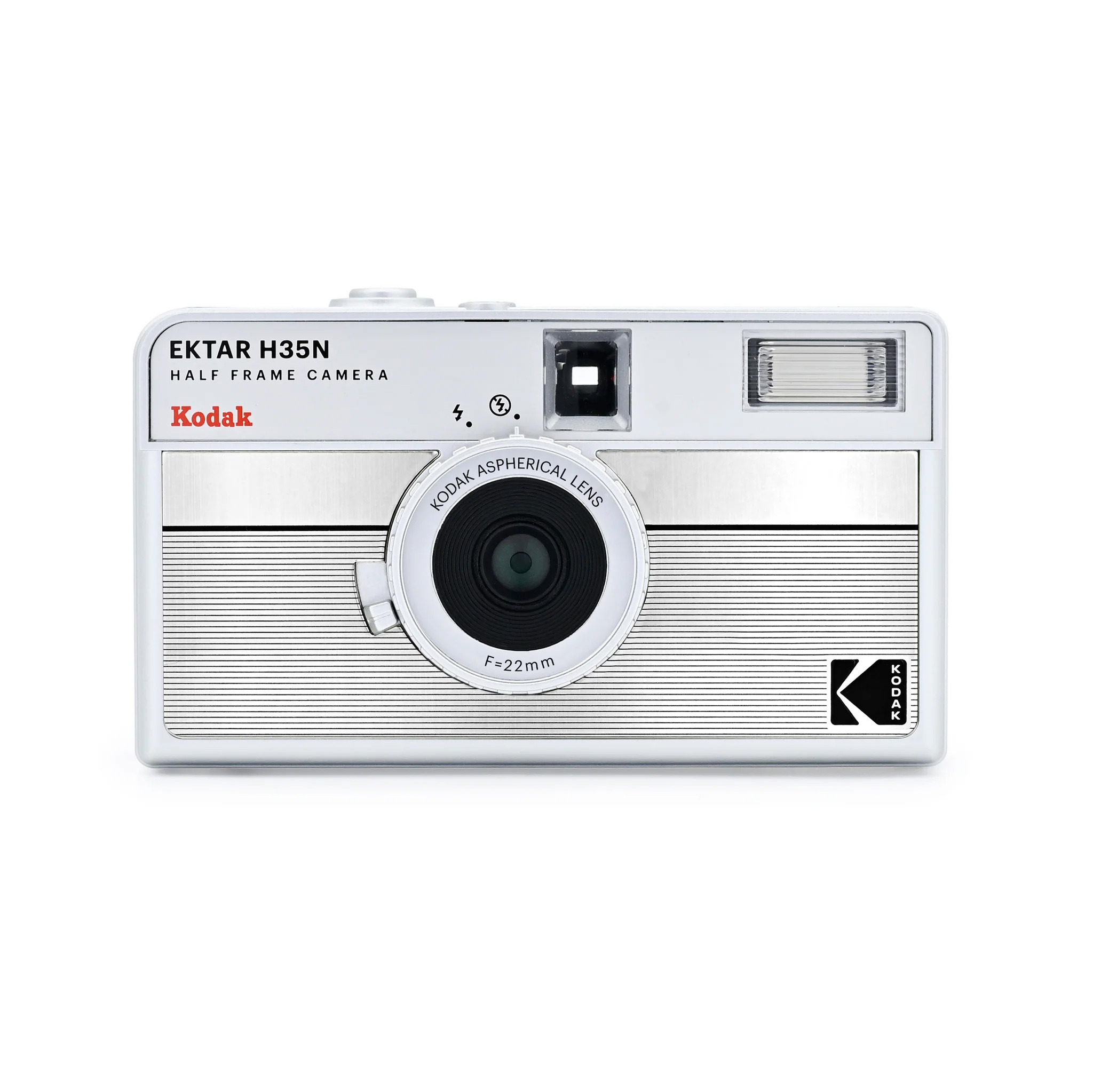 Kodak Ektar H35N Half-Frame Film Camera (Striped Silver)