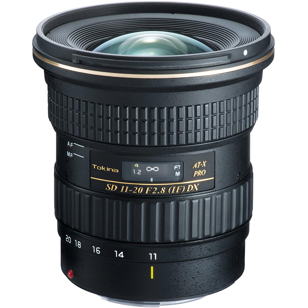 Tokina 11-20mm f/2.8 AT-X PRO DX Lens for Canon EF