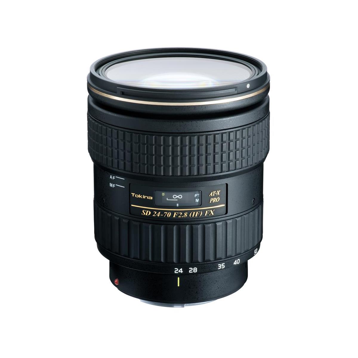 Tokina 24-70mm f/2.8 AT-X PRO FX Lens for Canon EF
