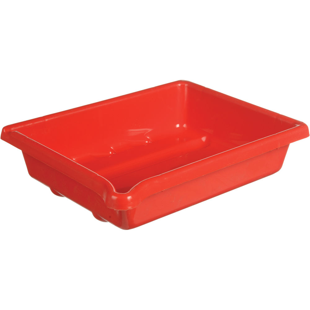 Paterson Plastic Developing Tray - for 5x7" Paper (Red)