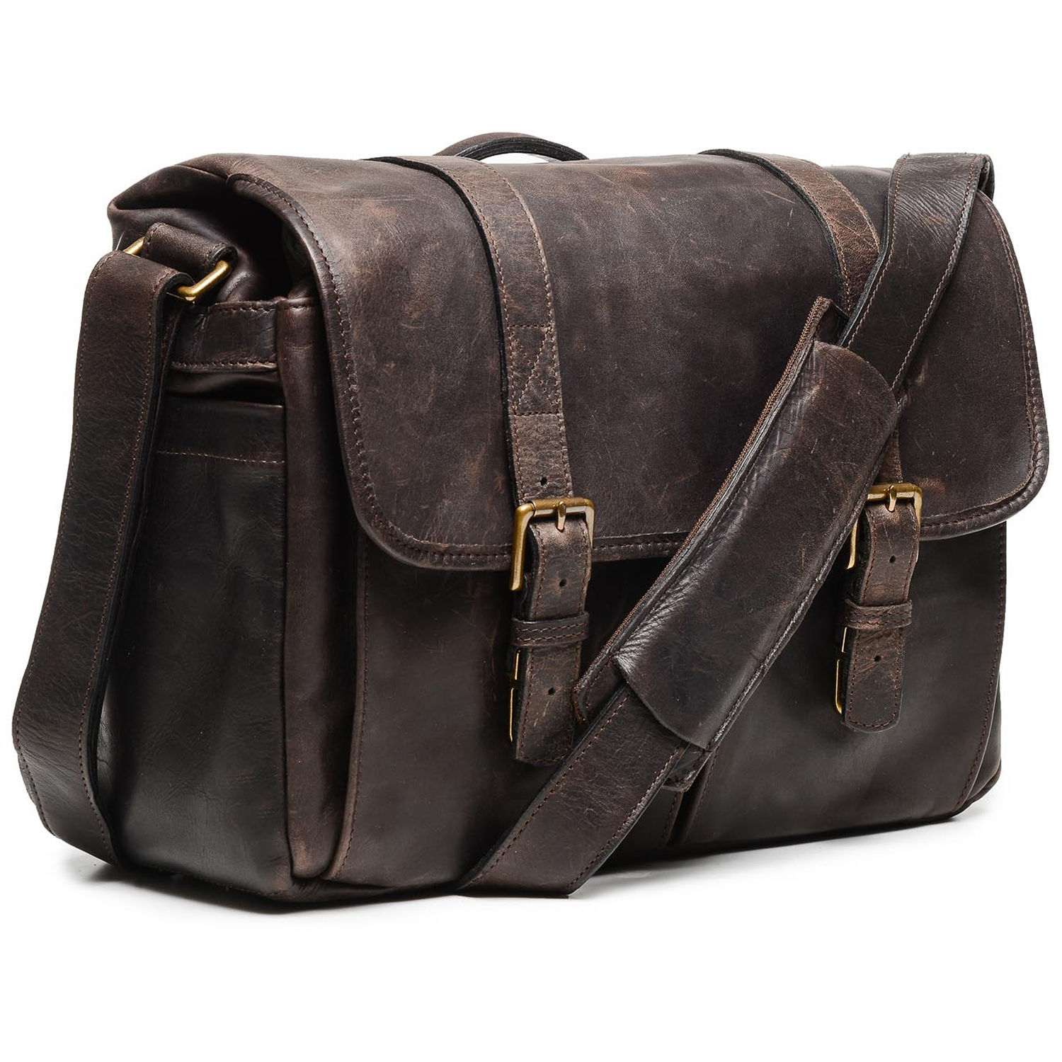 ONA Brixton Camera/Laptop Messenger Bag  (Leather, Dark Truffle)