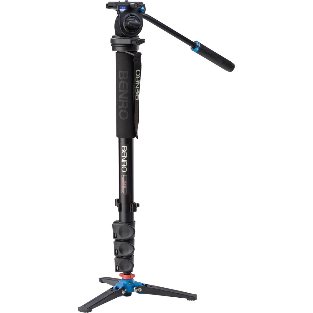 Benro A38FDS2 Video Monopod with S2 Fluid Head