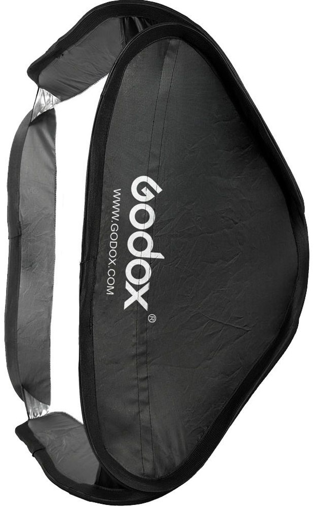 Godox S2 Speedlite Bracket with Softbox & Carrying Bag Kit (23.6 x 23.6")