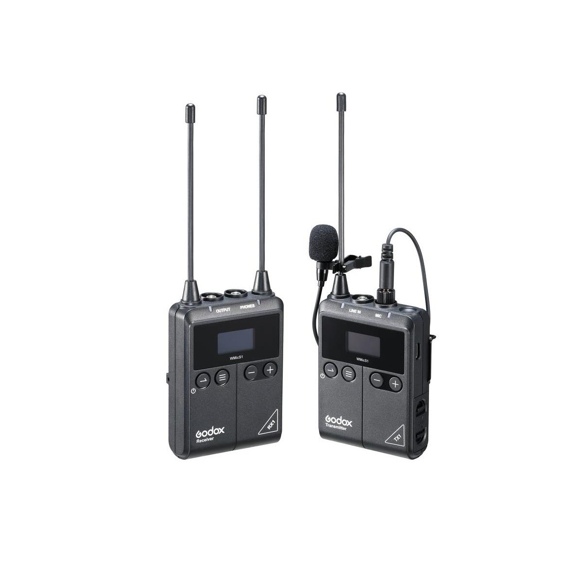 Godox WMicS1 Kit 1 Wireless Omni Lavalier Microphone System for Mirrorless/DSLR Cameras