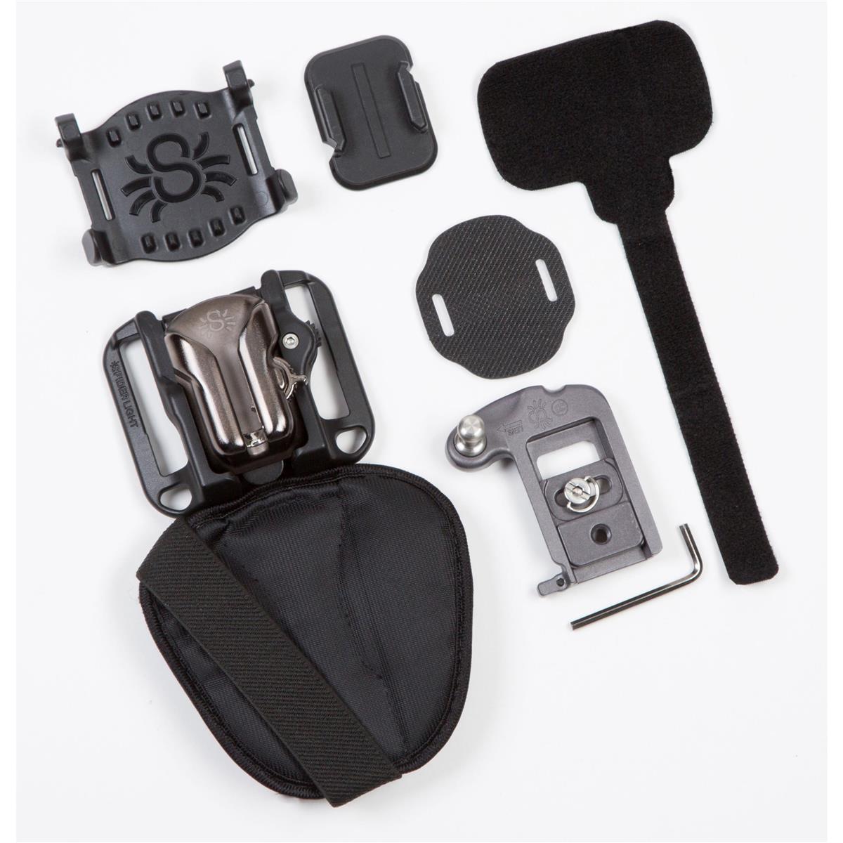 Spider Holster 180 SpiderLight  BackPacker Kit with Holster, Plate and Pin