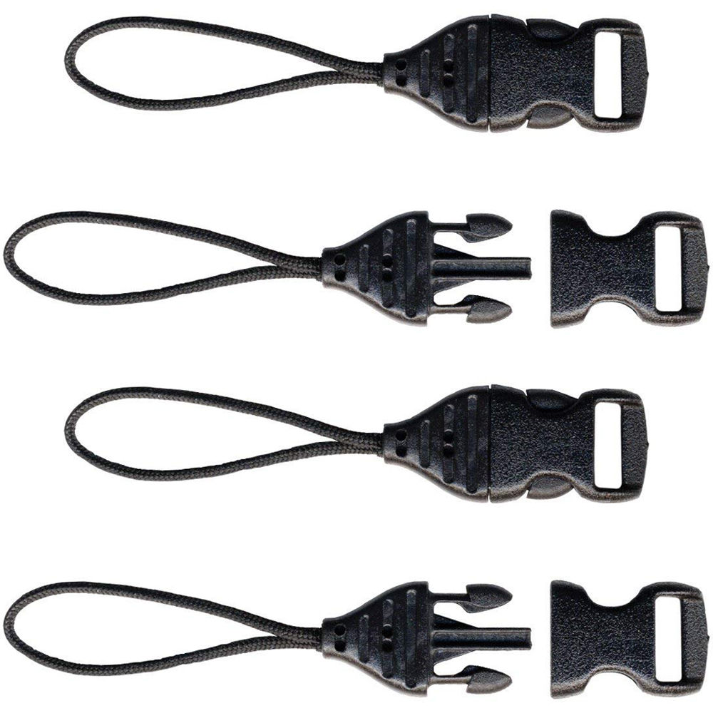 OP/TECH USA System Connectors Mini  Quick-Disconnect Loops (1.5 mm) (4/Pack)
