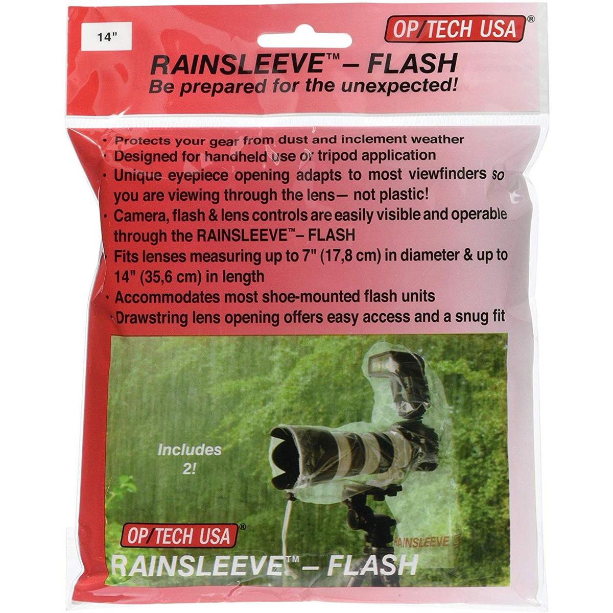 Op/Tech 14" Rainsleeve Flash - 2 Pack
