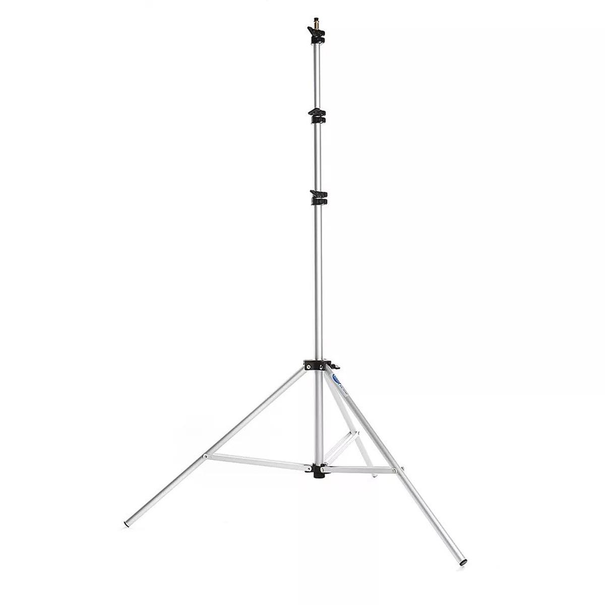 Savage 10' Four-Section Heavy Duty Air- Cushioned Light Stand - Black