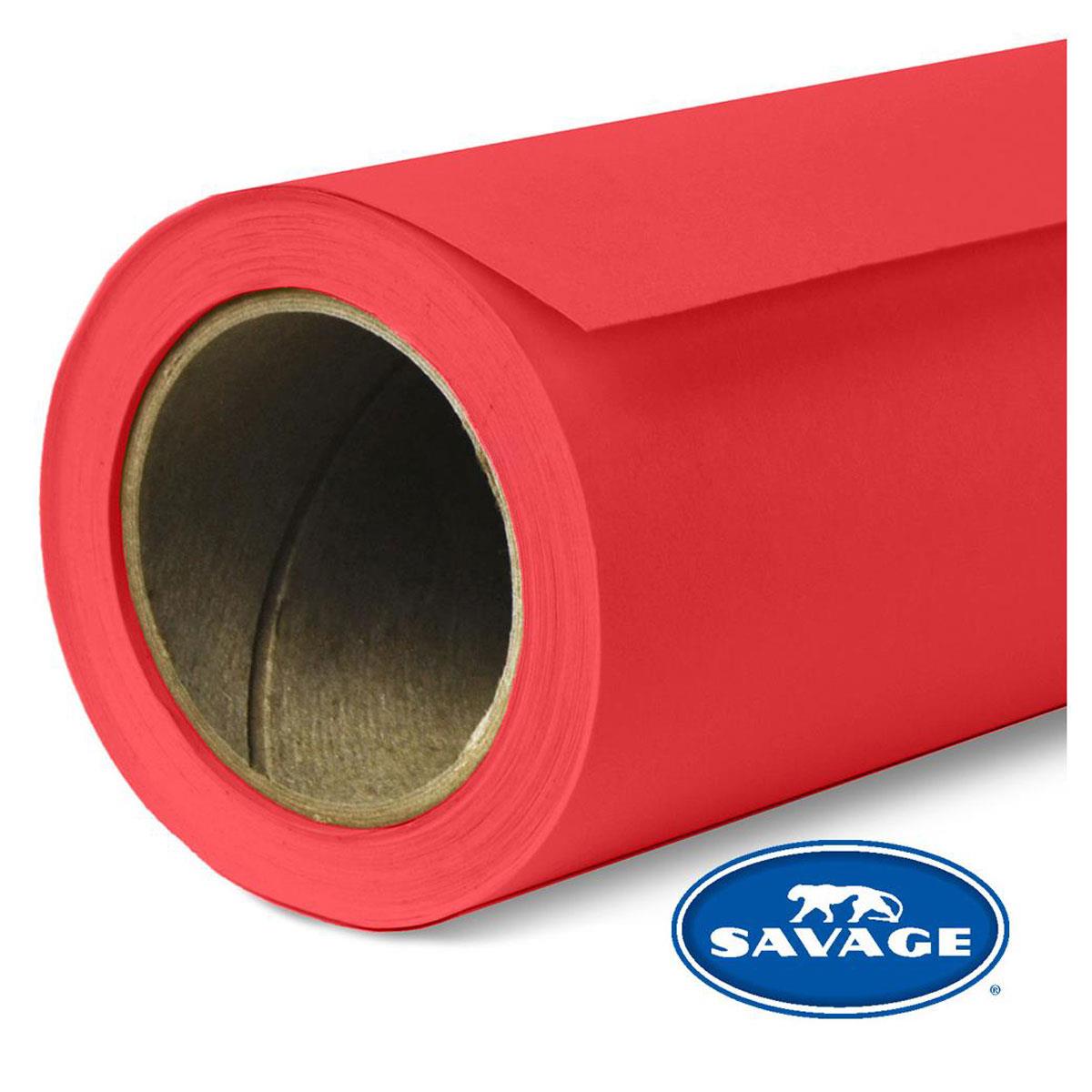 Savage 53" x 36' #8 Primary Red Seamless Background Paper