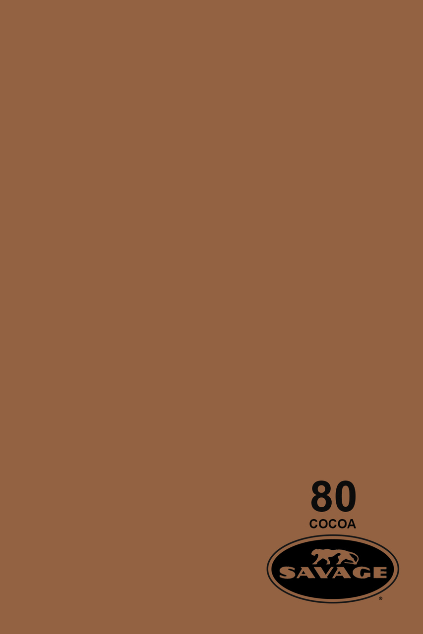 Savage 53" x 36' #80 Cocoa Seamless Background Paper