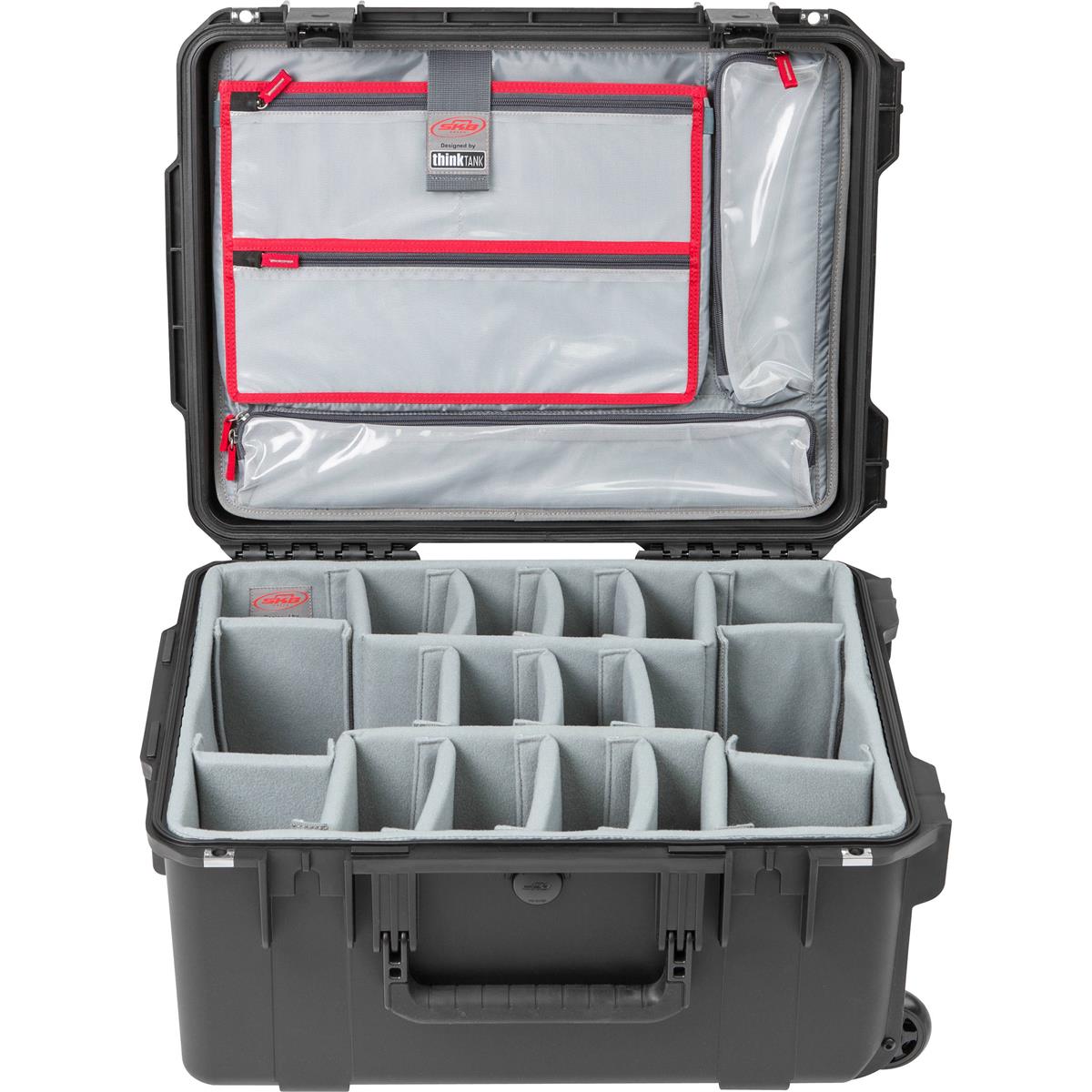 SKB iSeries 2015-10 Case with Think Tank Designed Photo Dividers & Lid Organizer (Black)