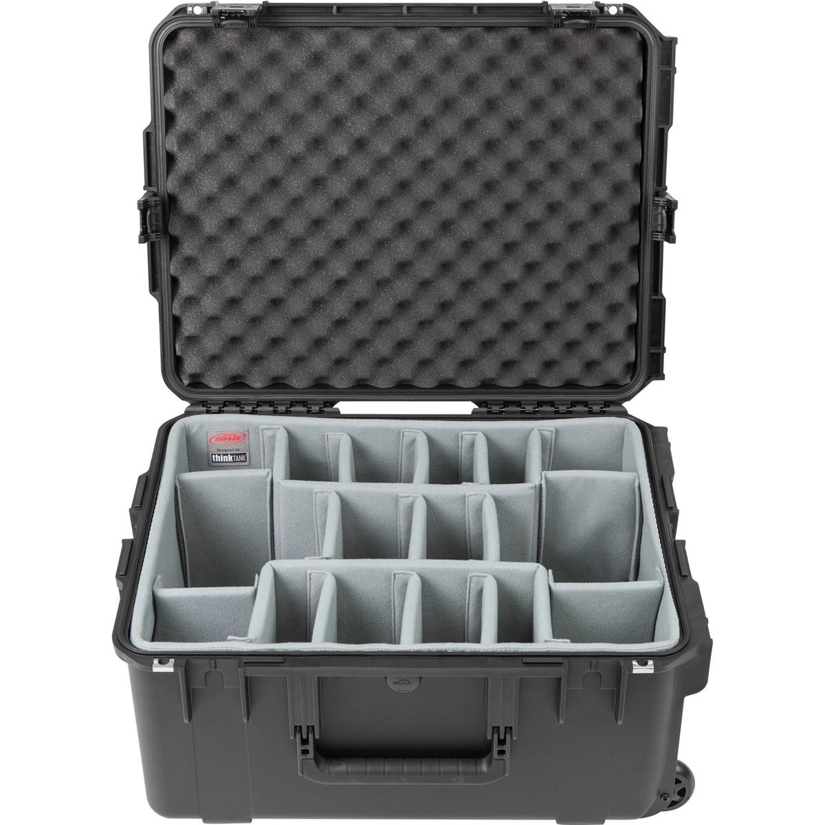 SKB iSeries 2217-10 Case with Think Tank Designed Photo Dividers & Lid Foam (Black)