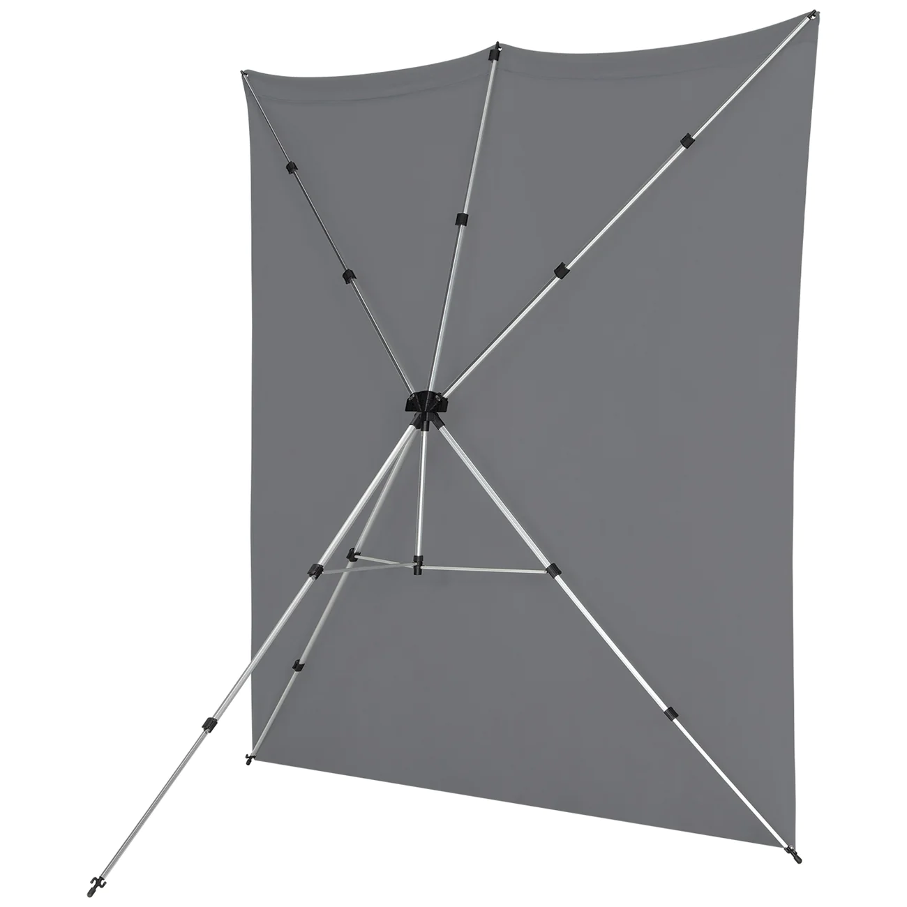 Westcott X-Drop Fabric Backdrop Kit (Neutral Gray, 8 x 8')