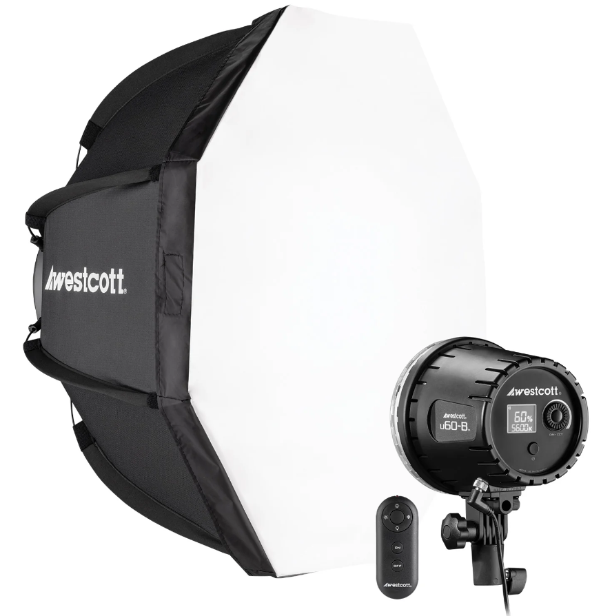 Westcott U60-B Bi-Color LED Monolight with Octabox (1-Light Kit)  (810)
