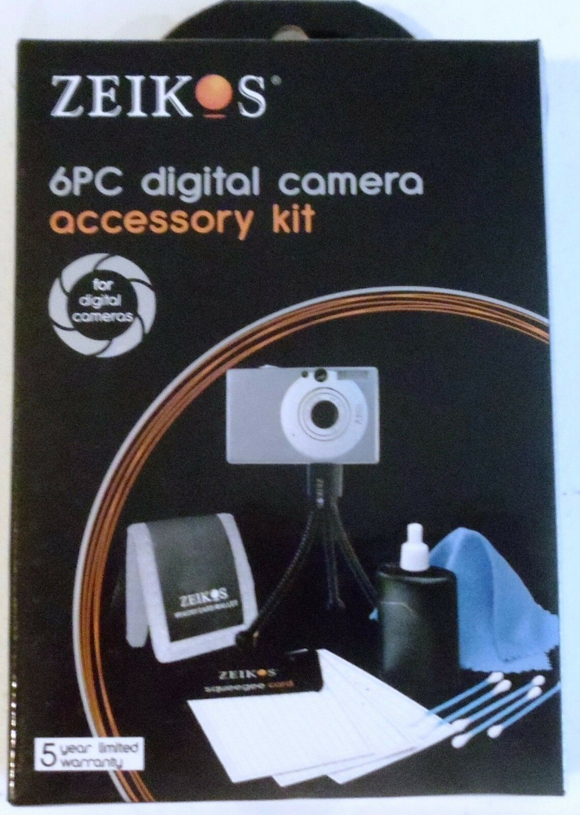 Zeikos 6-in-1 Digital Camera Accessory Kit