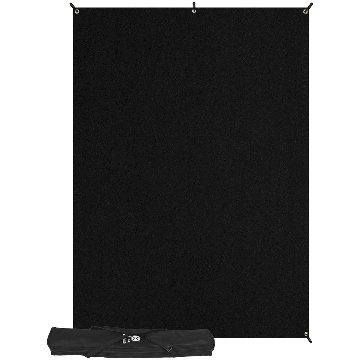 Westcott 578K X-Drop 5'x7' Backdrop Kit (Black) Background & Stand