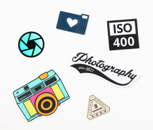 PhotoGenic Camera Lover's Sticker Pack (5-Piece)