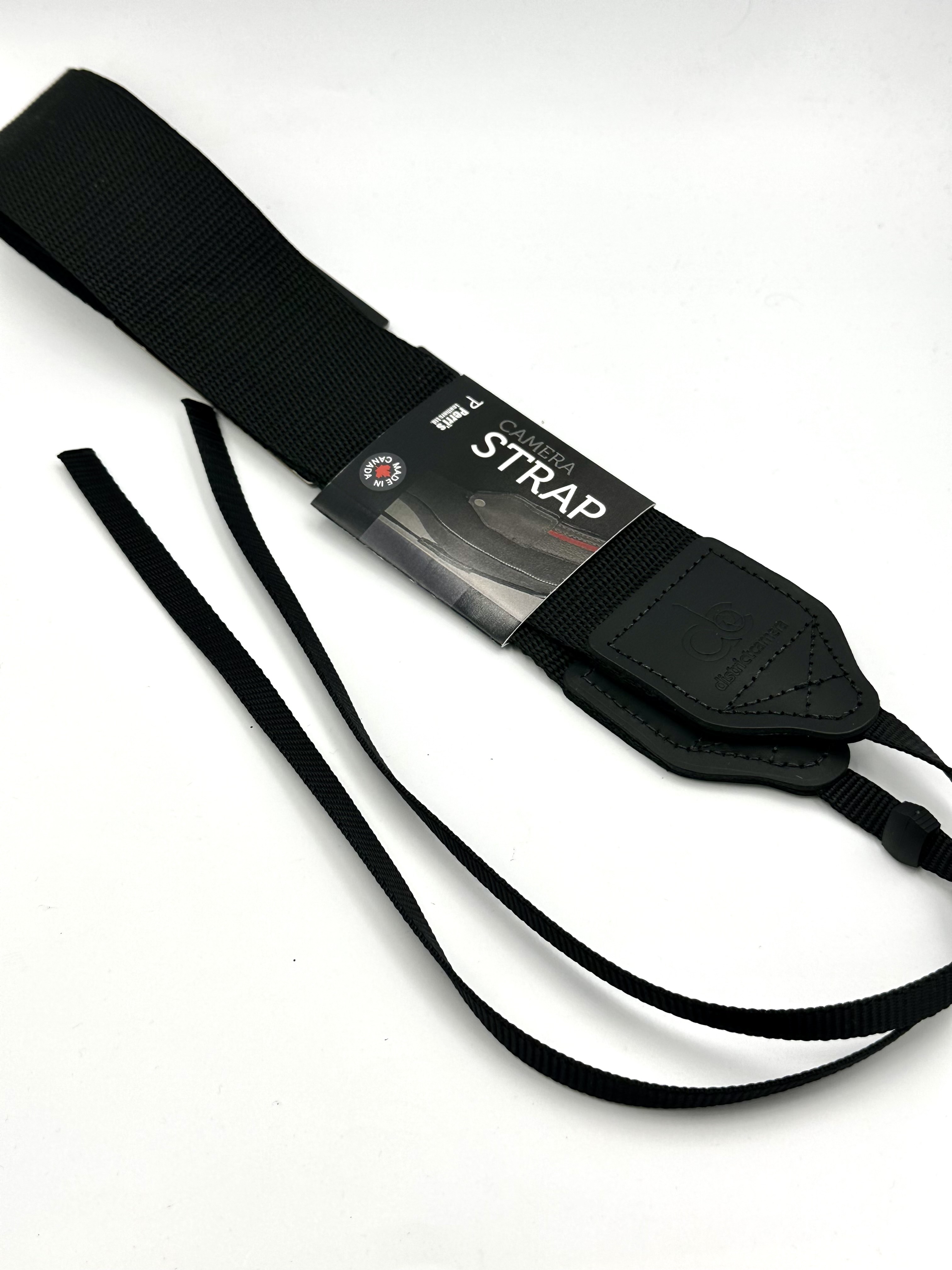 Perri's 2" Nylon Camera Strap with District Camera & Imaging Logo -black