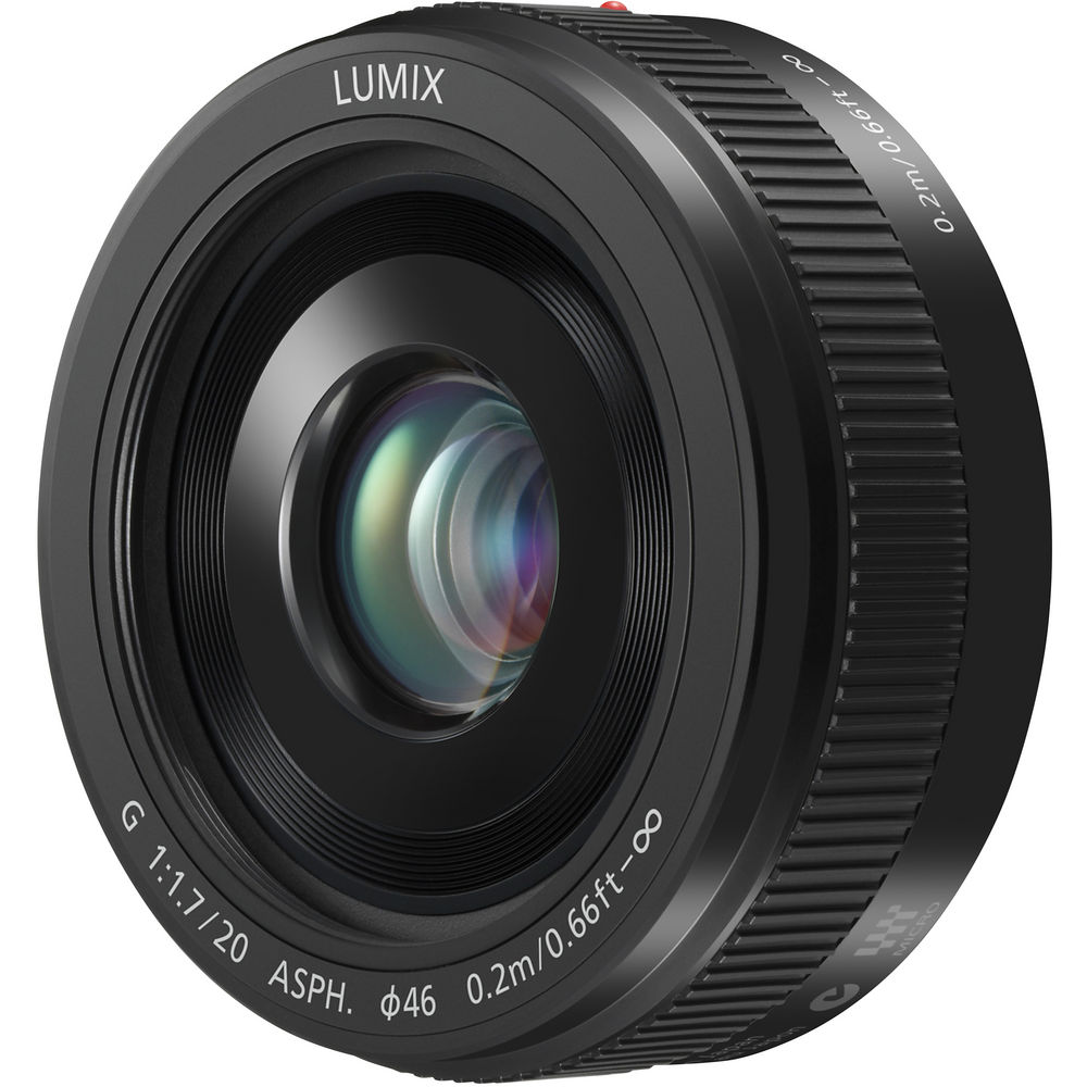 Panasonic 20mm F1.7 II Asph. Lumix G  Lens (Black)