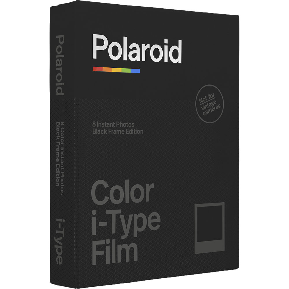 Polaroid Color i-Type Film (Black Frame Edition, 8 Photos) 6019