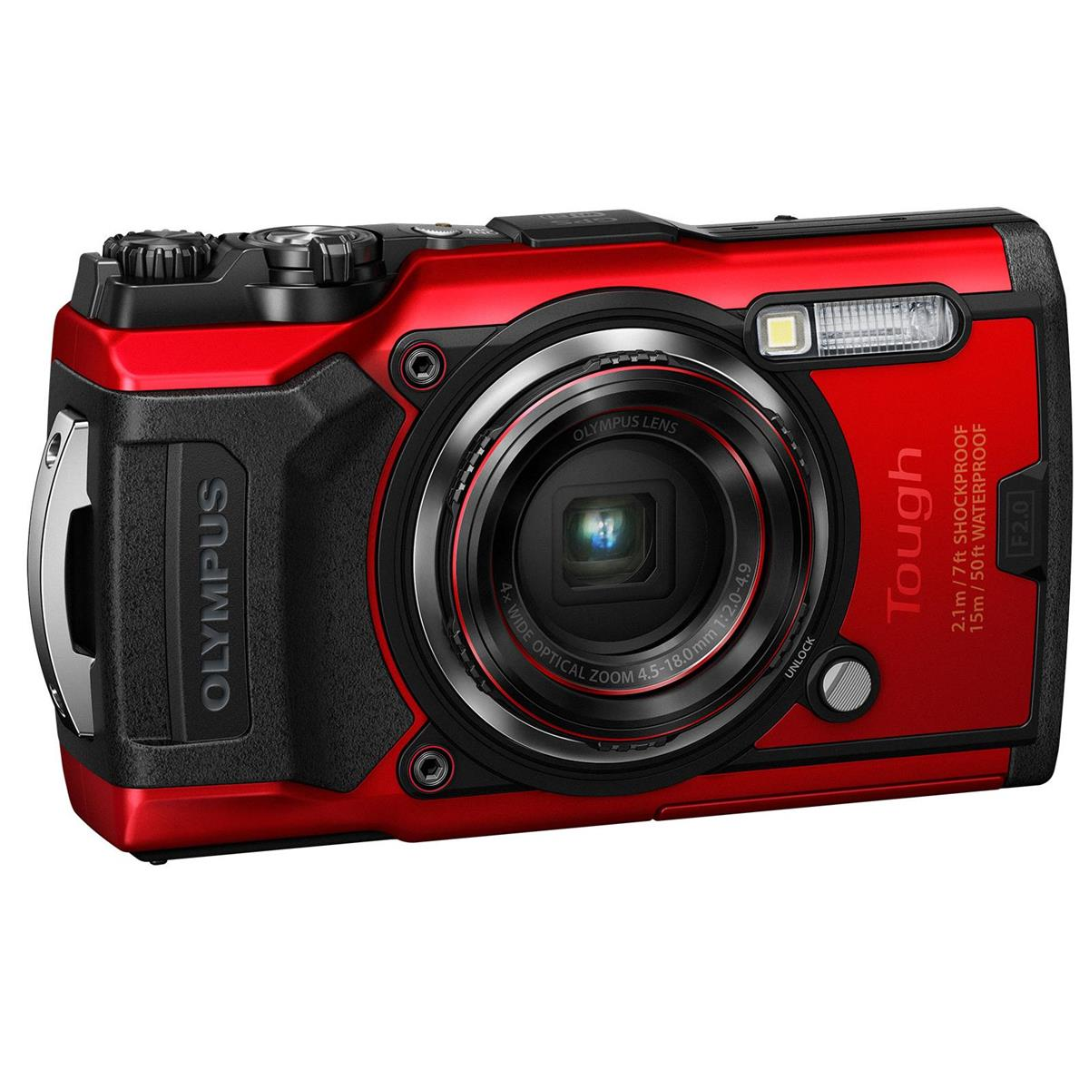 Olympus Tough TG-5 Digital Camera (Red) Refurbished